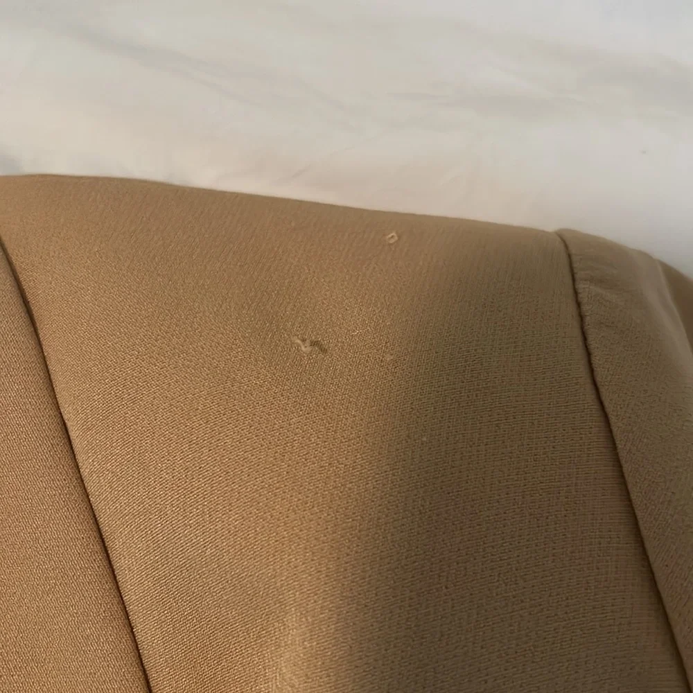 ASOS blazer in camel. US S. Lightly worn. Some pulling in shoulder. - Picture 2 of 2
